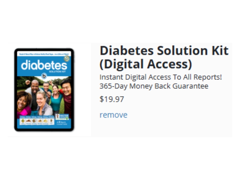Diabetes Solution Kit Barton Nutrition Blood Sugar Diabetes Reversed eBook Program Price