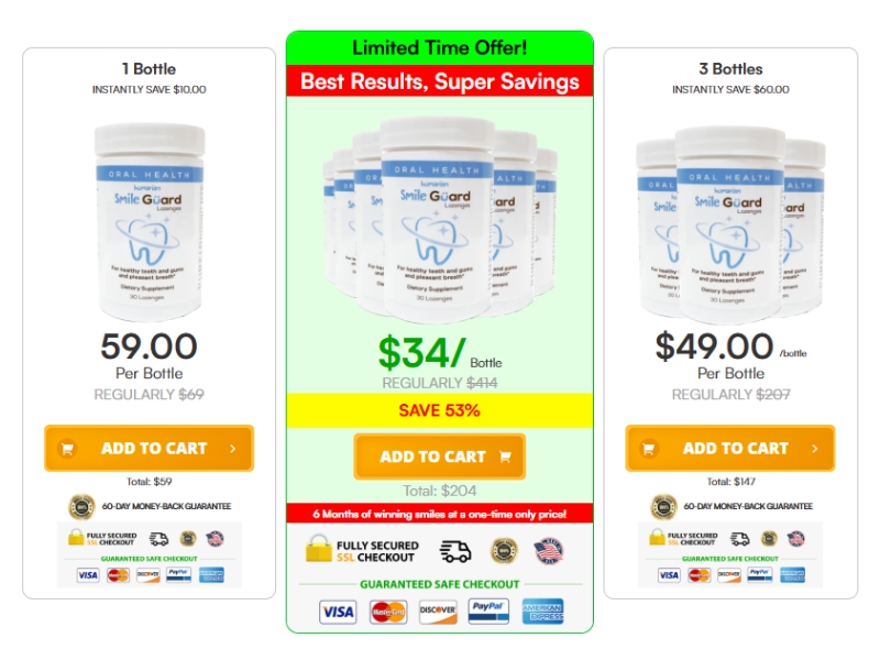 Humarian Smile Guard Pricing