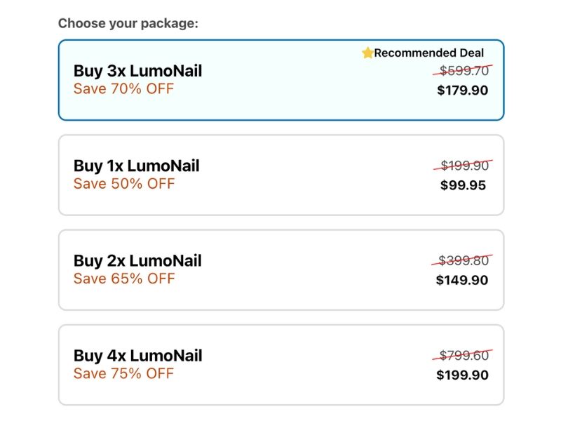 Lumonail Toenail Fungus Device Prices