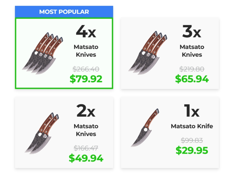 Matsato Knife prices
