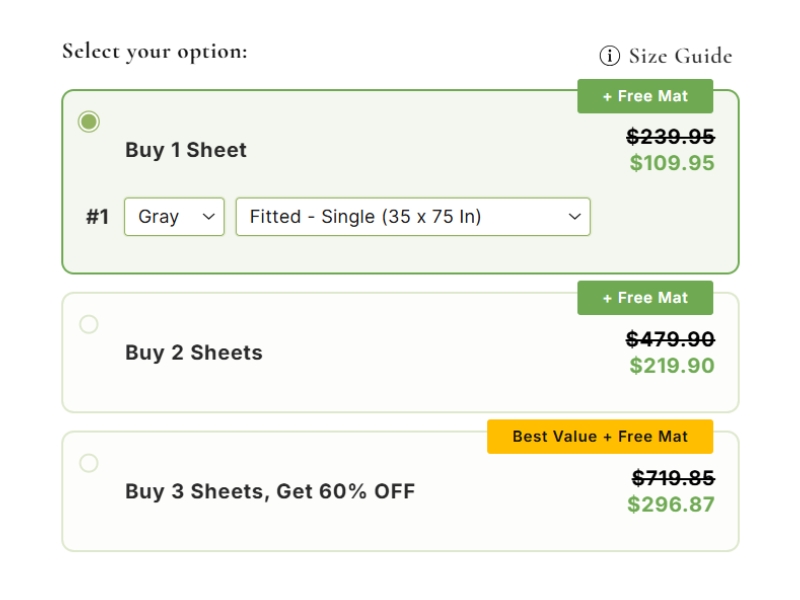 Terra Grounding Bed Sheet Prices