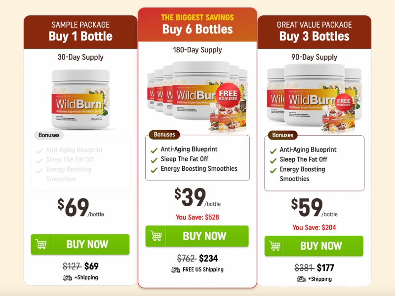 WildBurn Prices