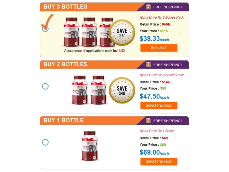 Where To Buy Alpha Drive RX - Availability And Cost Details