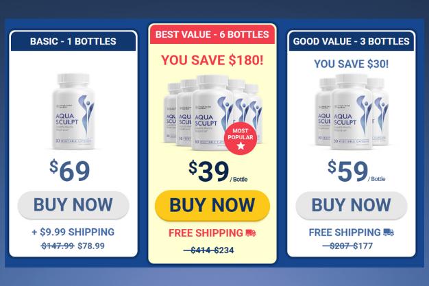 Aqua Sculpt pricing options