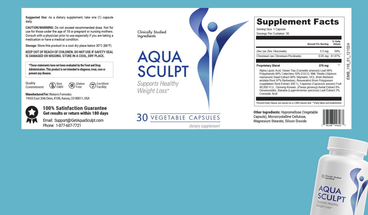 Aqua Sculpt Supplement Facts