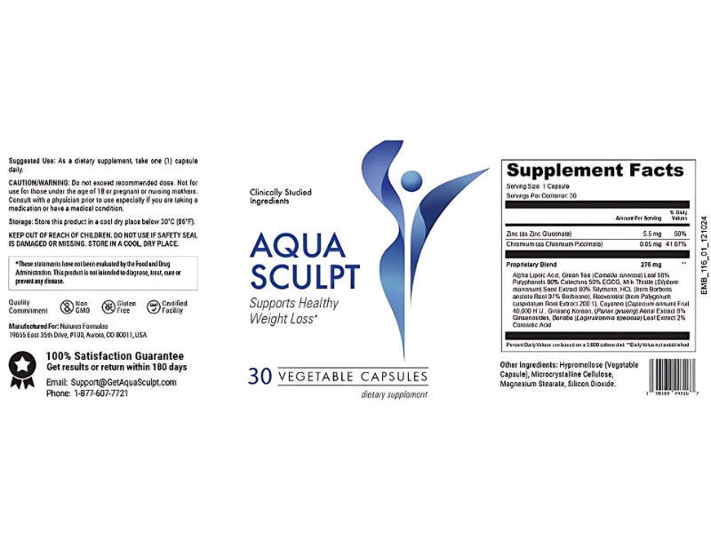 AquaSculpt Customer Concerns Exposed Important Consumer Report Details Released About Aqua Sculpt Supplement Facts Ingredients