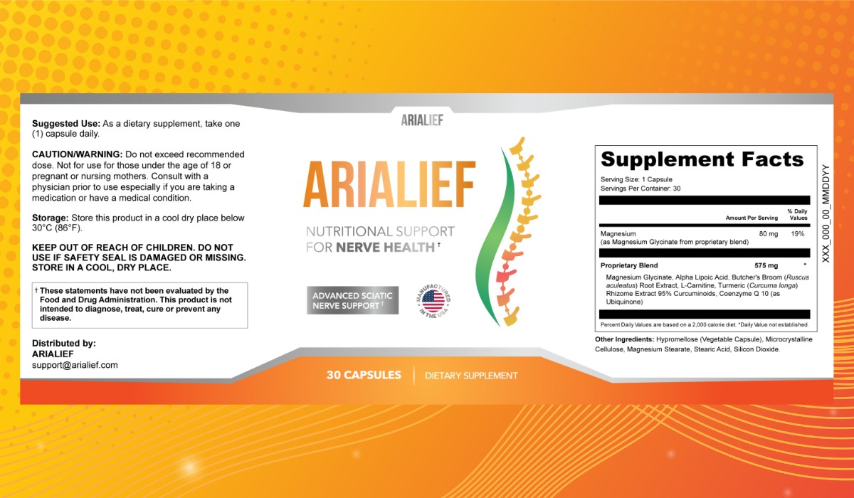 Ingredients in Arialief