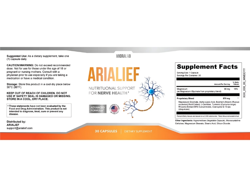 Arialief Safety Report 2025 Exposing Fake Reviews, Hidden Complaints and Where to Buy the Real Supplement Facts Ingredients Label