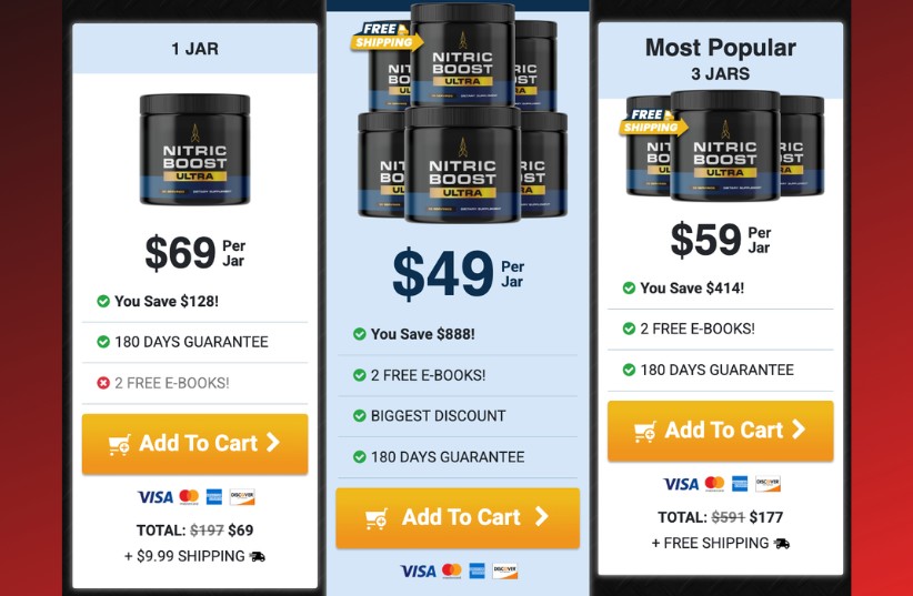 Nitric Boost Ultra Pricing