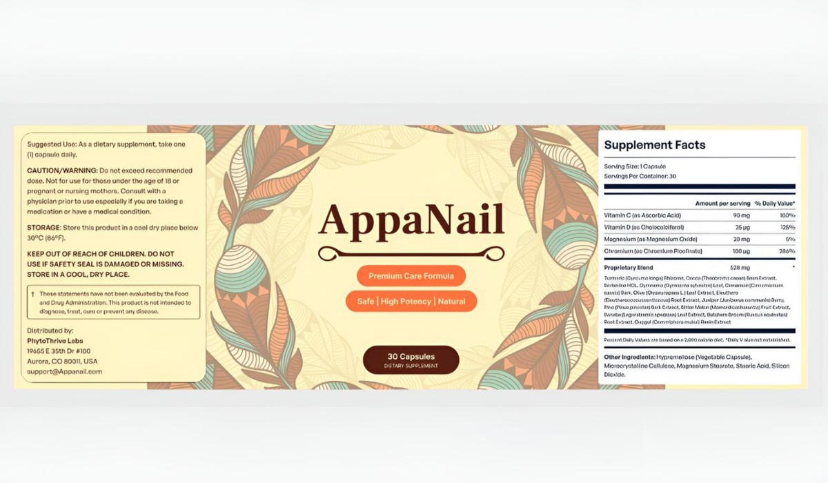 AppaNail Supplement Facts