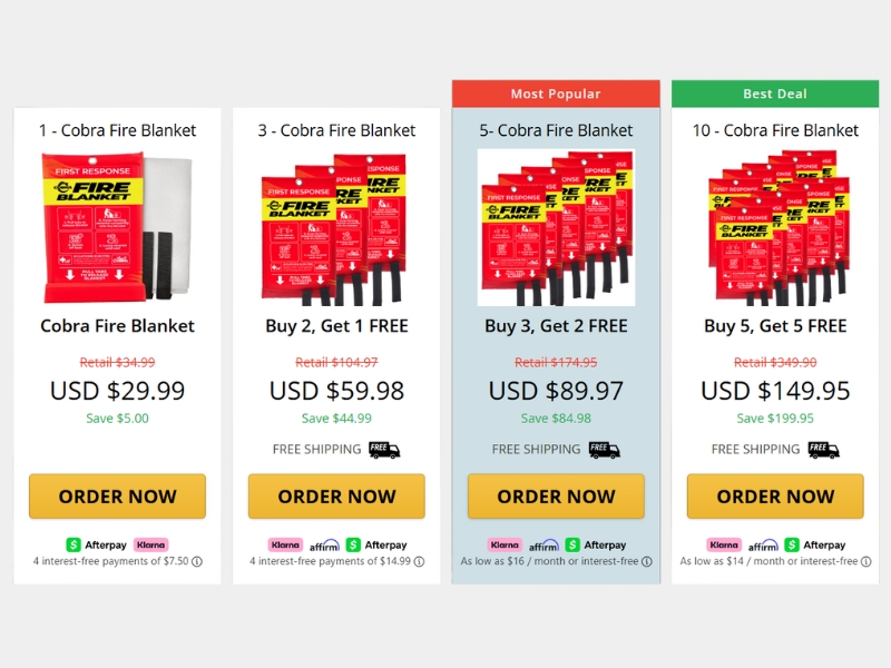 Cobra Fire Blanket Emerges as 2025’s Go-To Alternative to Extinguishers for Eco-Safe Home and RV Fire Protection Prices
