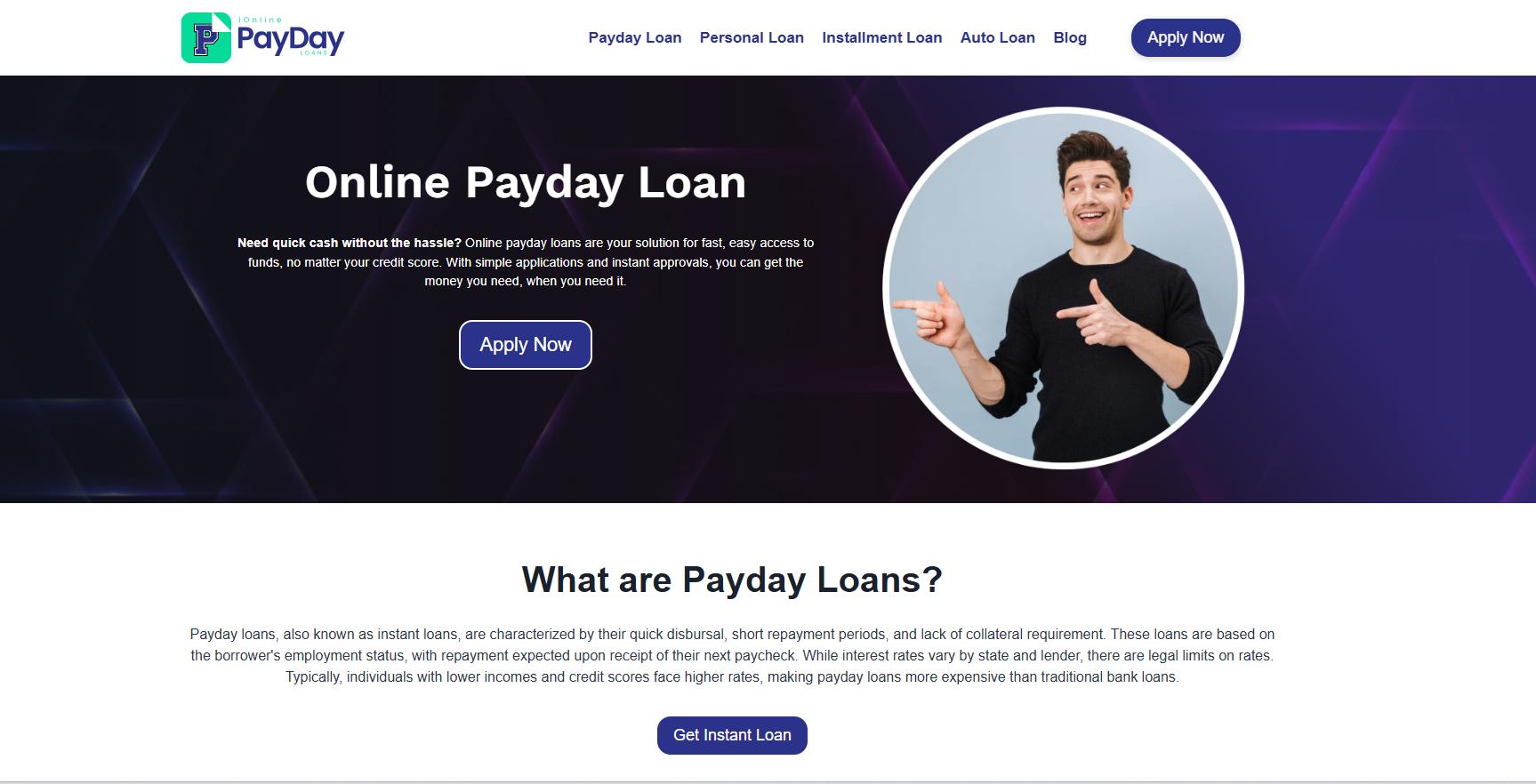 IOnline Payday Loans - new pay day loans