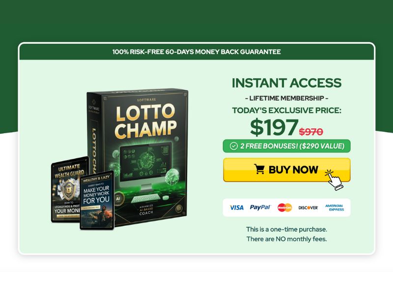 LottoChamp Review Best Way to Become a Smart Lottery Champion Winner Price