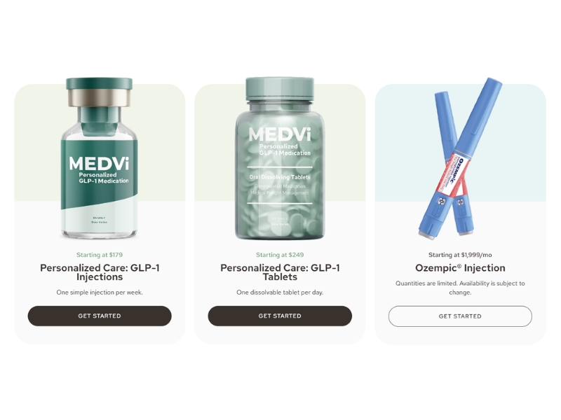 MEDVi Best GLP-1 Semaglutide and Terzepatide Compound Solution for Personalized Weight Loss Prices