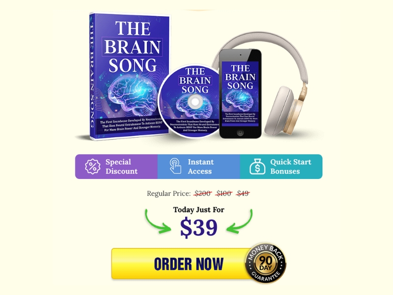 Mysterious "Brain Song for Memory" Maximizes Brain Power In Just 7 Minutes A Day (MentalSync Program) Price