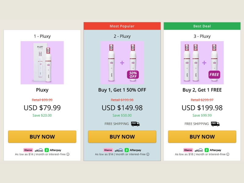 Pluxy Review Best Epilator Brand for DIY Facial Hair Removal Prices