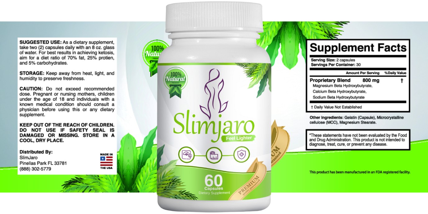 Slimjaro - Supplement Facts