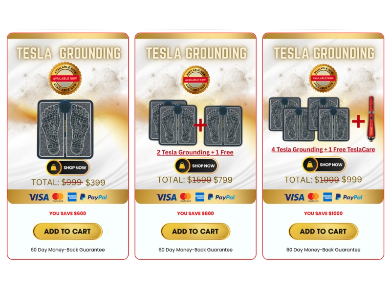 Tesla Grounding Launches as Wearable Scalar Energy Device for EMF Overload, Grounding Support and Vibrational Balance Prices
