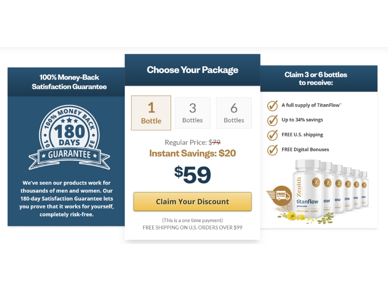 Pricing, Packages, and Where to Buy TitanFlow Safely Online