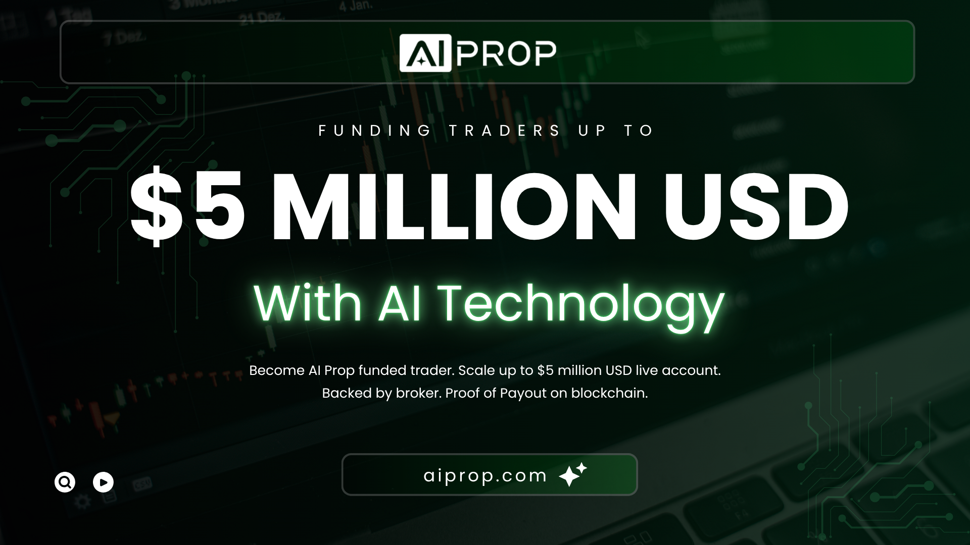 AI Prop Funding Traders Up to $5 Million USD