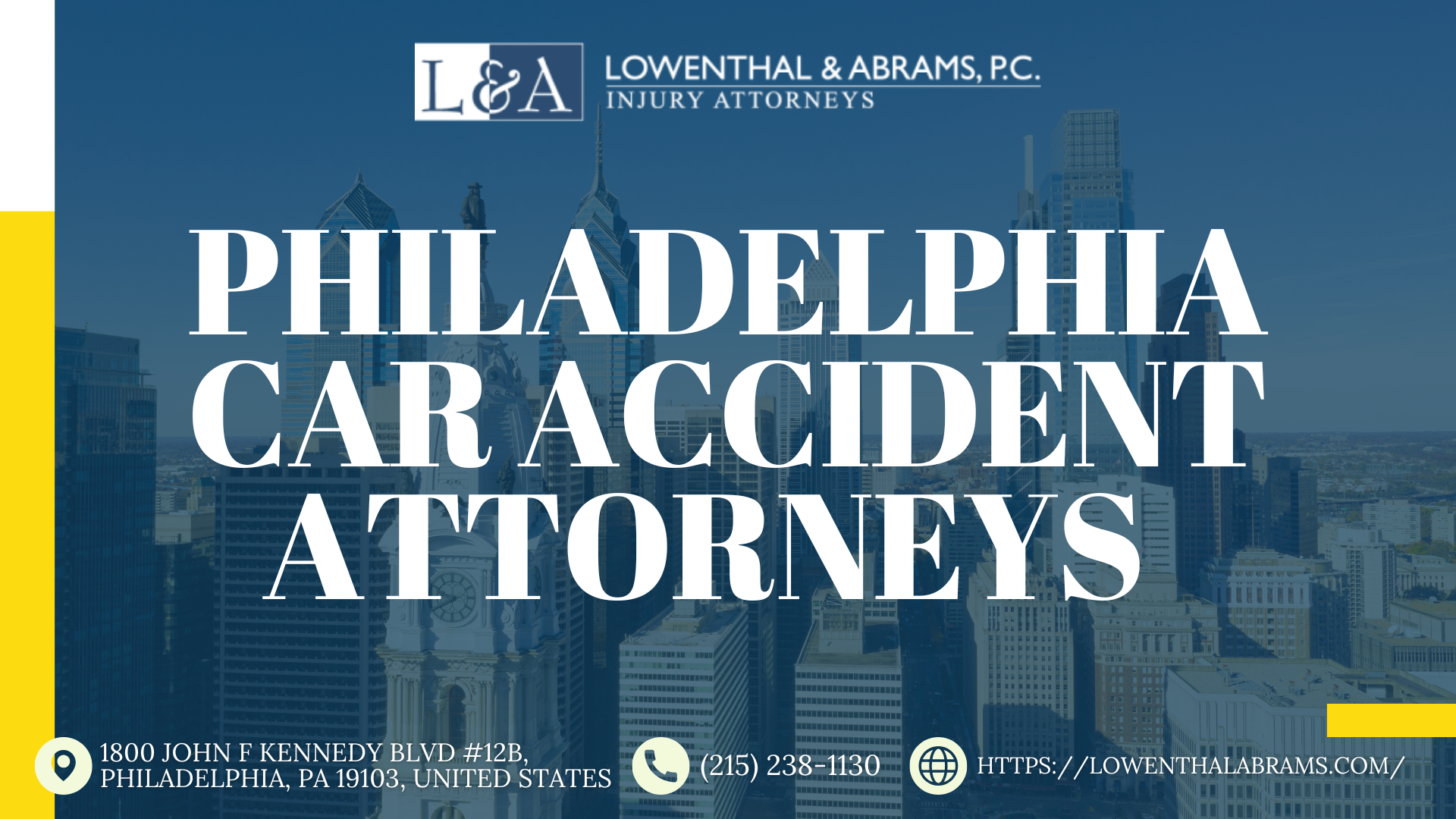 As Car Accident Claims Rise in PA, Lowenthal & Abrams, P.C. Expands Focus on Reading, Pittsburgh, Allentown, & Erie Collision Cases