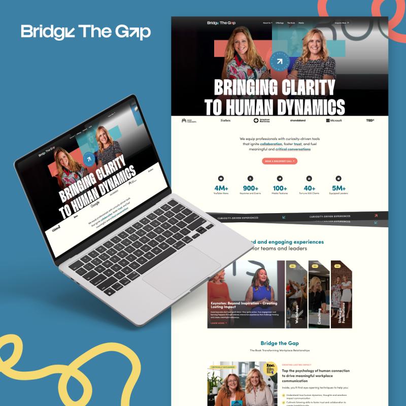 Creative Nomads Launches New Website and Brand Platform for Leadership Firm 'How to Bridge the Gap'