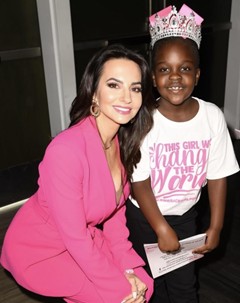 Mrs. Florida International Jessica Cristobal supports youth leadership at a community event