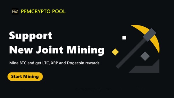 Mine BTC and earn LTC, XRP, and DOGE with PFMCrypto's new joint mining