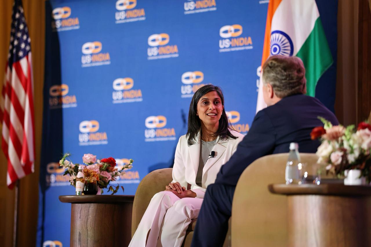US Commerce Secretary Howard Lutnick and Second Lady Usha Vance Address USISPF Leadership Summit 2025