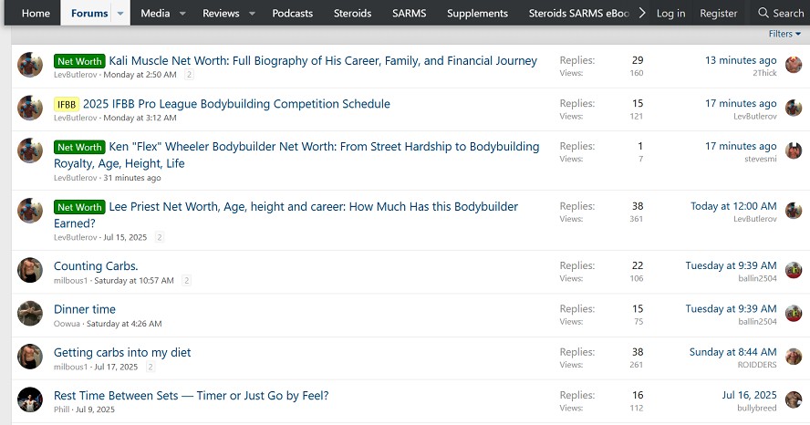 Evolutionary.org Muscle Mecca Bodybuilding Forum