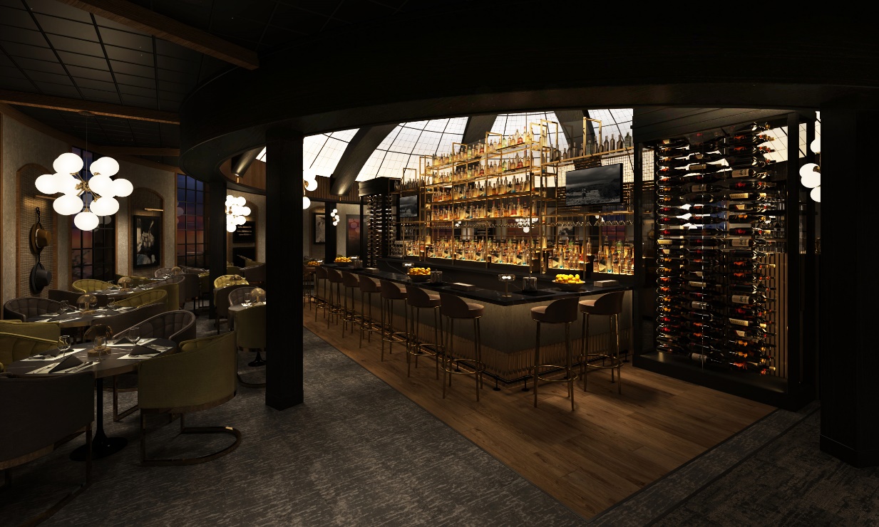 The Bar Fogo and dining room areas will feature many high-end social gathering spaces, carefully integrated to elevate the guest experience at the new Tigard location.