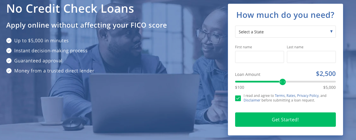 No Credit Check Loans from 1F Cash Advance