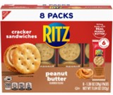 11.4 oz. RITZ Peanut Butter Cracker Sandwiches - 8 Count (8 x 1.38-oz. 6-pack carton)