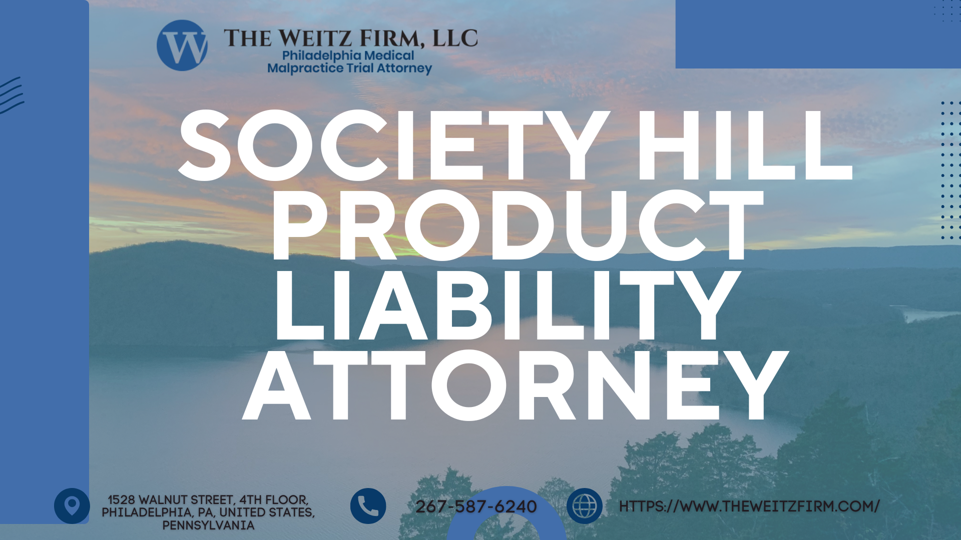 Premier Product Liability Services Debut with The Weitz Firm in Center City and Society Hill, Philadelphia