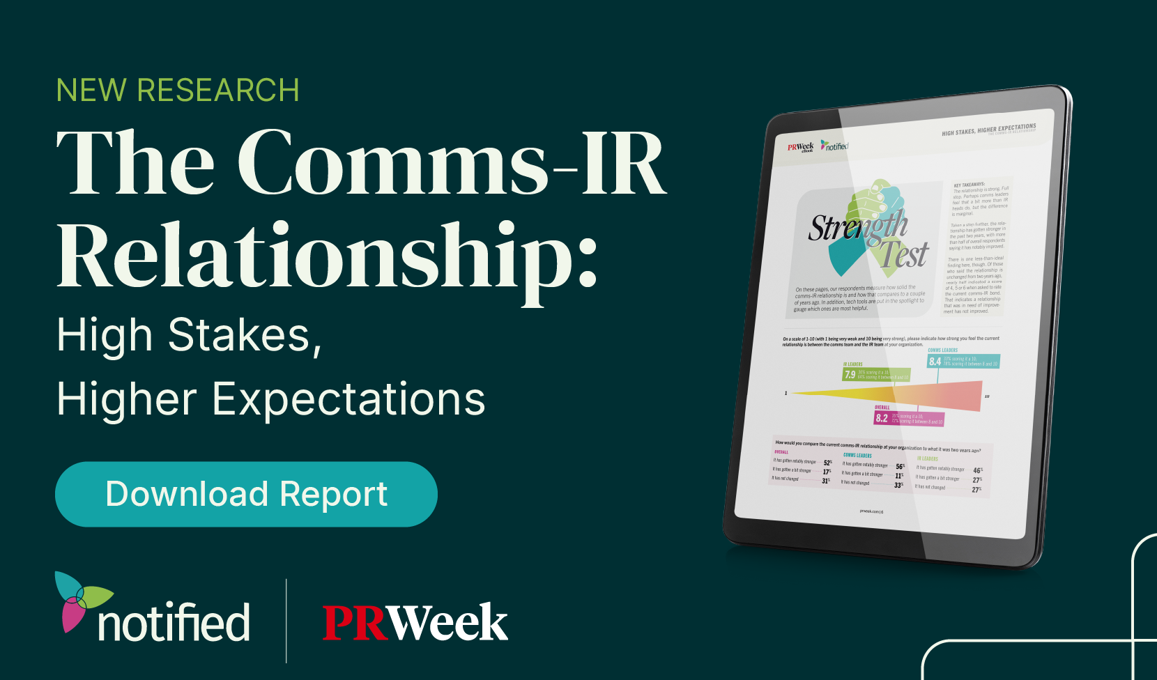 New data from Notified and PRWeek reveals how public relations (PR) and investor relations (IR) teams are collaborating today and uncovers key opportunities to improve communications, alignment and impact.