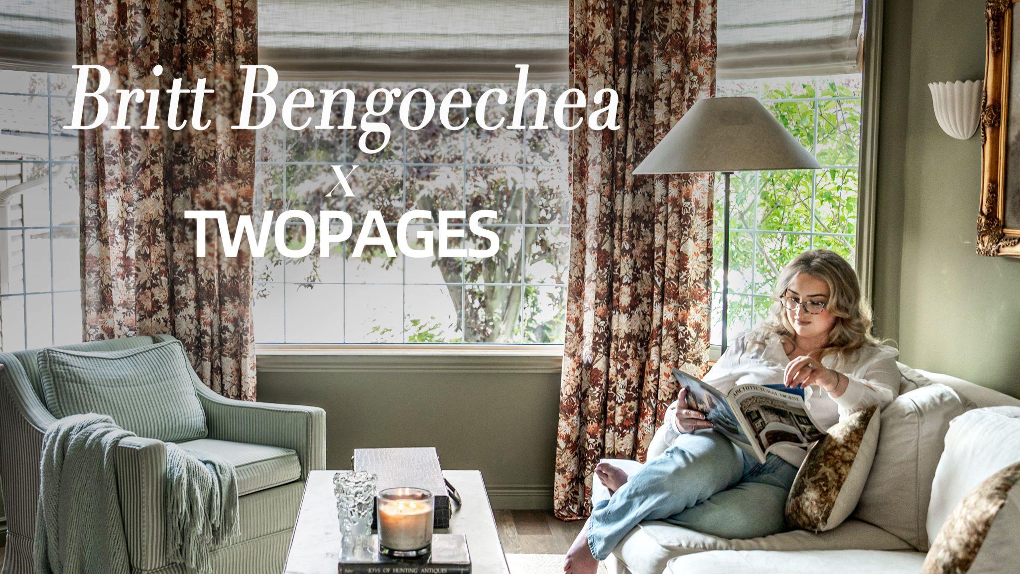TWOPAGES Brand Ambassador: Britt Bengoechea